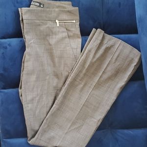 Brown-washed dress pants
